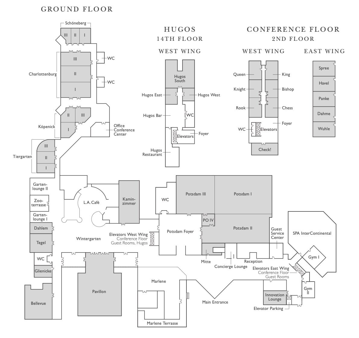 InterContinental Berlin Floor Plan